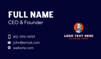 Knight Warrior Helmet Business Card