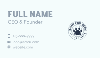 Paw Business Card example 4