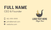Pipe Coffee Latte  Business Card