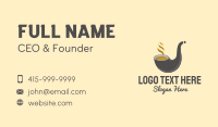 Pipe Coffee Latte  Business Card Design