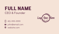 Cute Business Card example 1