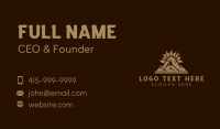 Mountain Hiking Summit Business Card Design