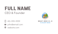  House Beach Tropical Business Card