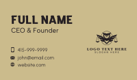 Owl Law Firm Business Card Design
