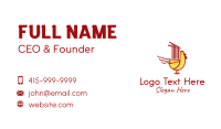 Chicken Noodle Restaurant Business Card Design