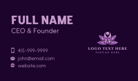 Meditating Business Card example 4