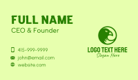 Green Eagle  Circle Business Card