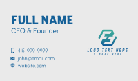 Generic Company Letter F & F Business Card