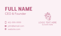 Flower Wellness Cosmetics Spa  Business Card