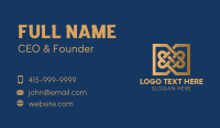 Premium Textile Pattern Business Card Design