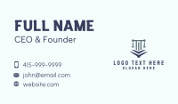 Justice Scale Law Firm  Business Card