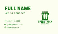 Green Fork Turret Business Card