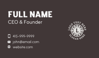 Gear Cog Lettermark Business Card