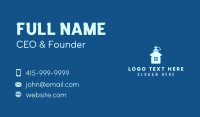 Home Liquid Sanitizer Business Card Design