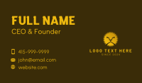 Sunburst Lion Face Business Card