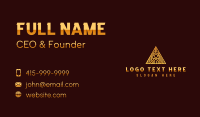 Triangle Tech Pyramid Business Card