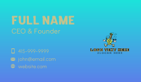 Retro Marijuana Bong Business Card Design