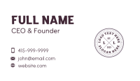 Professional Circle Firm Business Card