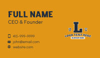 Classic Apparel Letter  Business Card Design