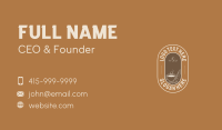 Hot Coffee Bean Business Card