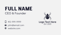 Arachnid Business Card example 1