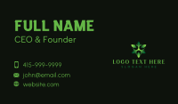 Organic Eco Leaf Business Card