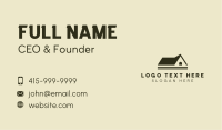 Roof Property Contractor Business Card