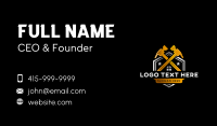 Hammer Construction Renovation Business Card Design