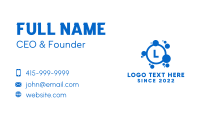 Laundry Bubbles Laundromat Business Card