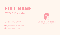Pink Beauty Hair Business Card