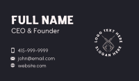 Drill Tool Hardware Business Card Design