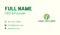 Botanical Nature Grass Business Card