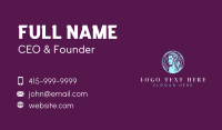 Female Hair Beauty Business Card