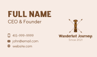 Ethnic Totem Pole  Business Card