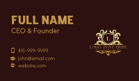 Royal Shield Crest Business Card