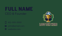 Volleyball Trophy Cup Business Card Design