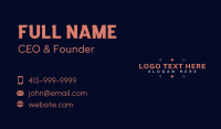 Craft Business Card example 1