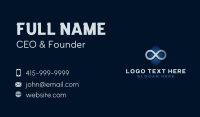 Business Infinity Symbol Business Card Design