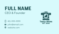 Camera Filter Business Card example 1