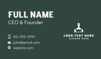 White Paint Brush Renovation Business Card