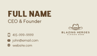 Gentleman Fashion Hat Business Card Image Preview