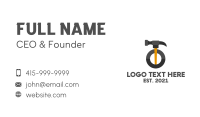 Hammer Handyman Tool Business Card