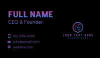 AI Tech Circuit Business Card