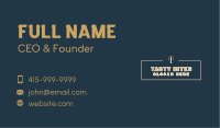 Business Law Firm Business Card