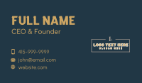 Business Law Firm Business Card