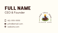 Nature Volcano Mountain Business Card