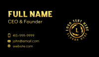 Lightning Electrician Energy Business Card