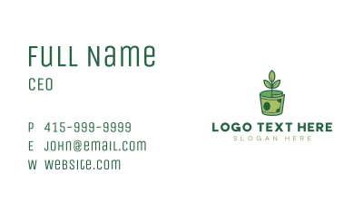 Money Plant Investing Business Card Image Preview