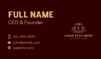 Decorative Boutique Crest Business Card