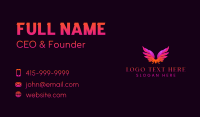 Holy Archangel Wings Business Card Design